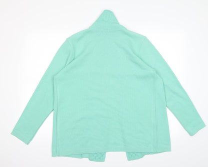 Classics Womens Green  Knit Cardigan Jumper Size M