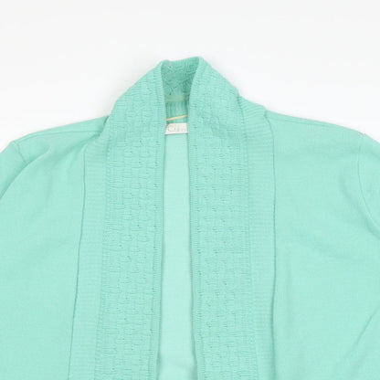 Classics Womens Green  Knit Cardigan Jumper Size M