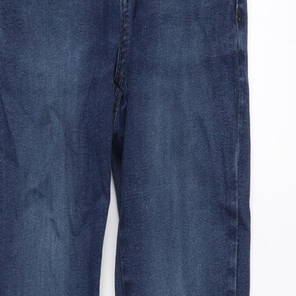 Topshop Womens Blue  Denim Skinny Jeans Size 25 in L30 in