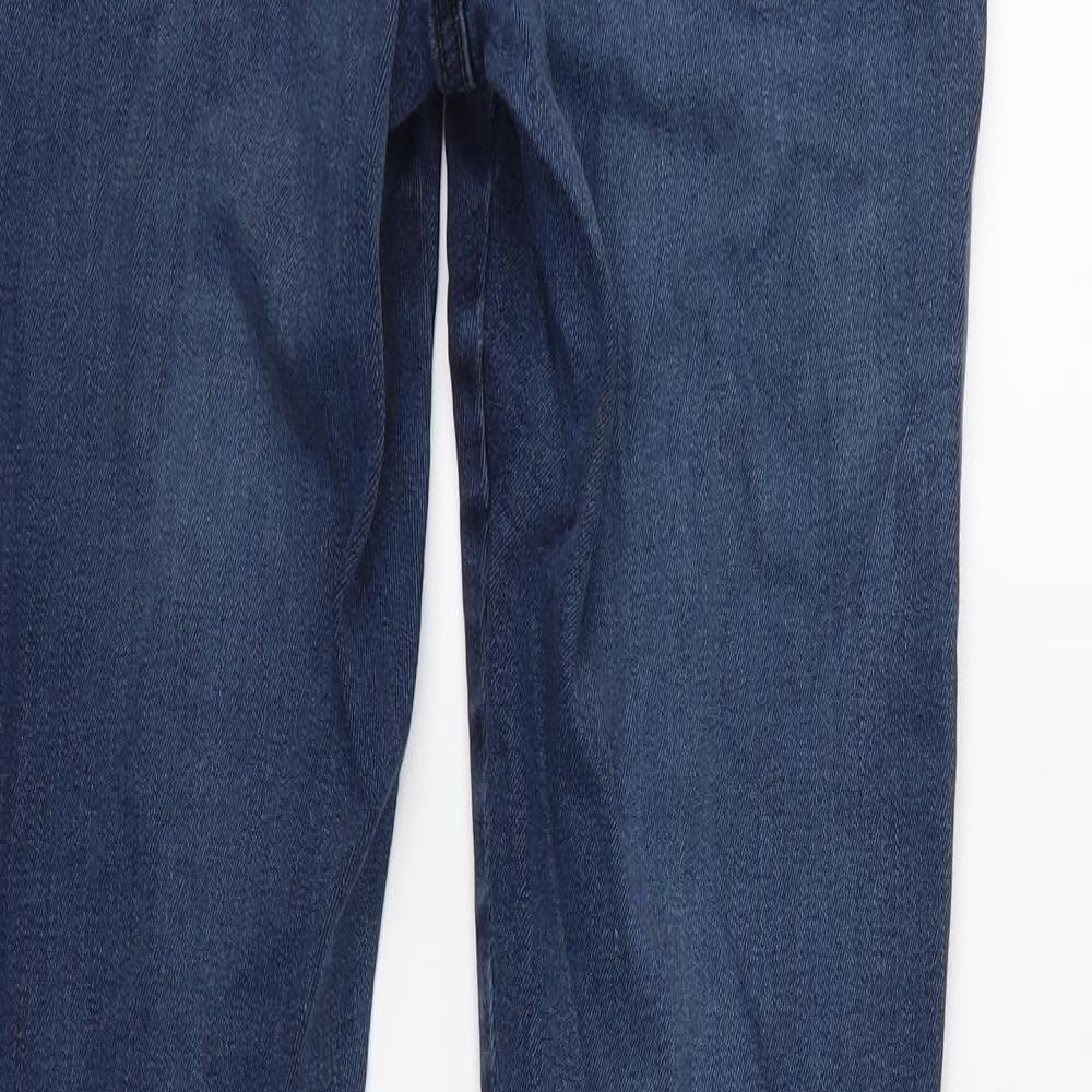 Topshop Womens Blue  Denim Skinny Jeans Size 25 in L30 in