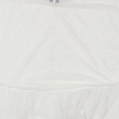 Womens UK Size 10 NEXT White Basic Blouse