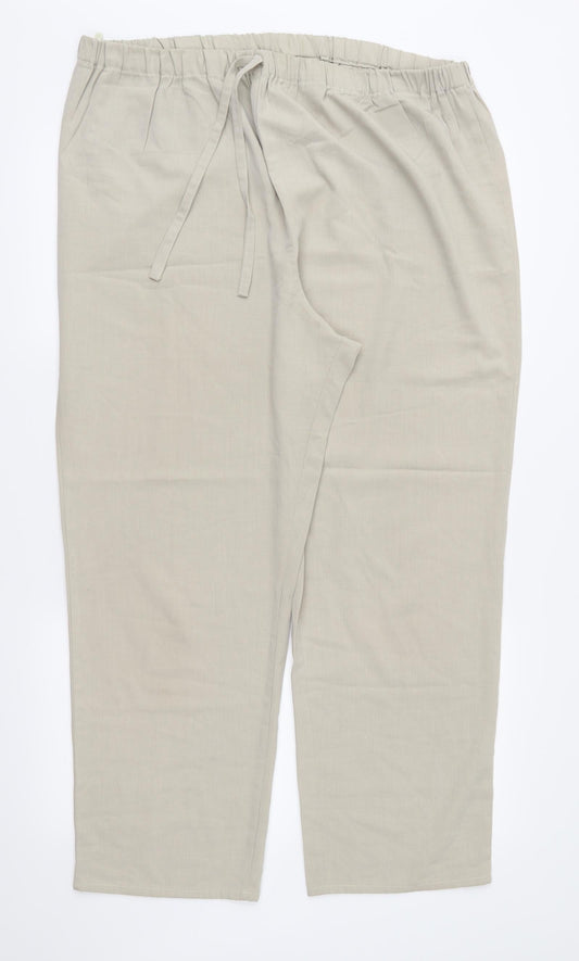 essence Womens Beige   Trousers  Size 20 in L28 in