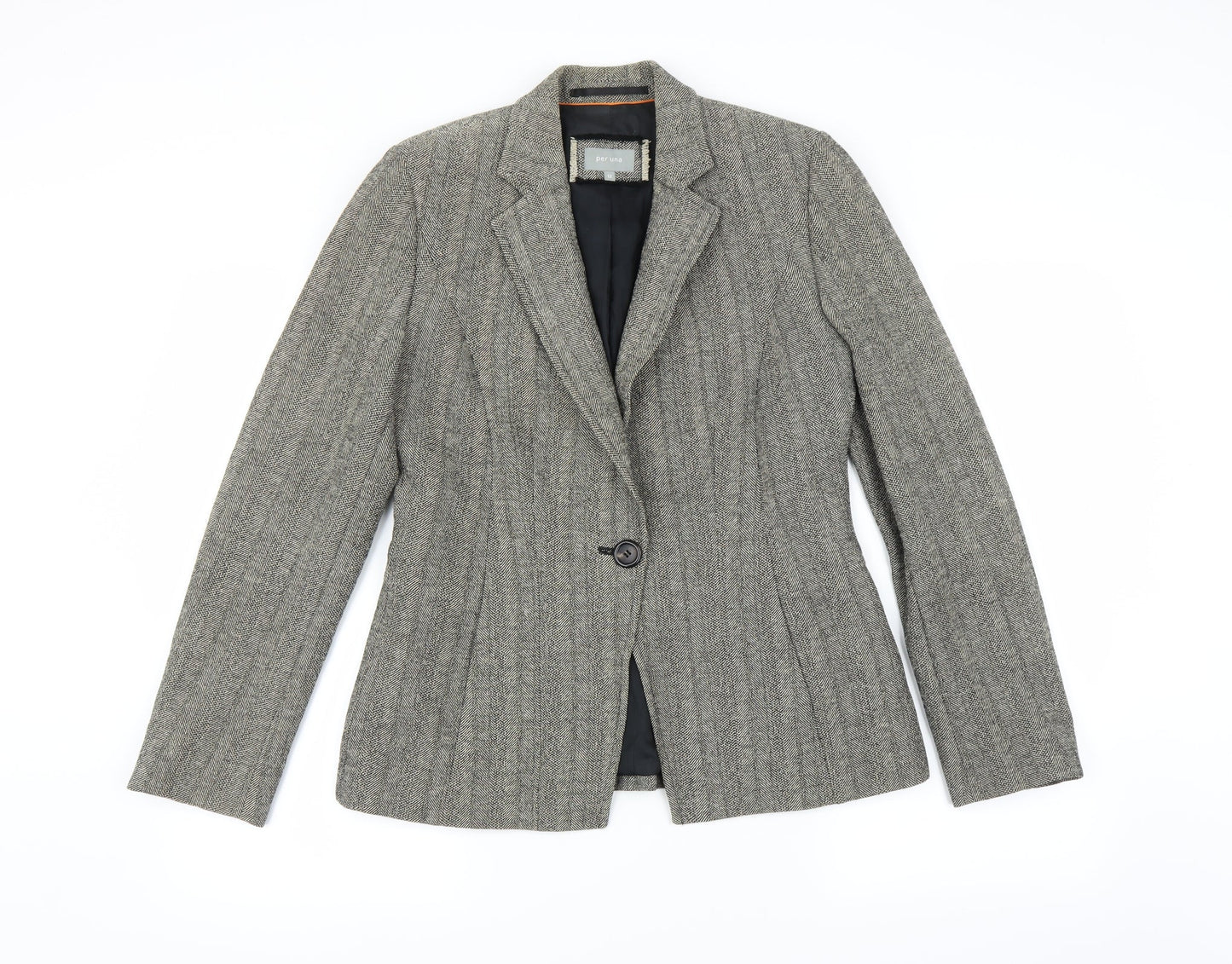 Womens UK Size 12 Marks and Spencer Regular Brown Suit Jacket