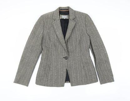 Womens UK Size 12 Marks and Spencer Regular Brown Suit Jacket
