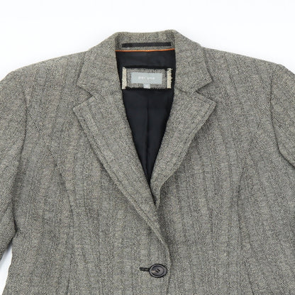 Womens UK Size 12 Marks and Spencer Regular Brown Suit Jacket