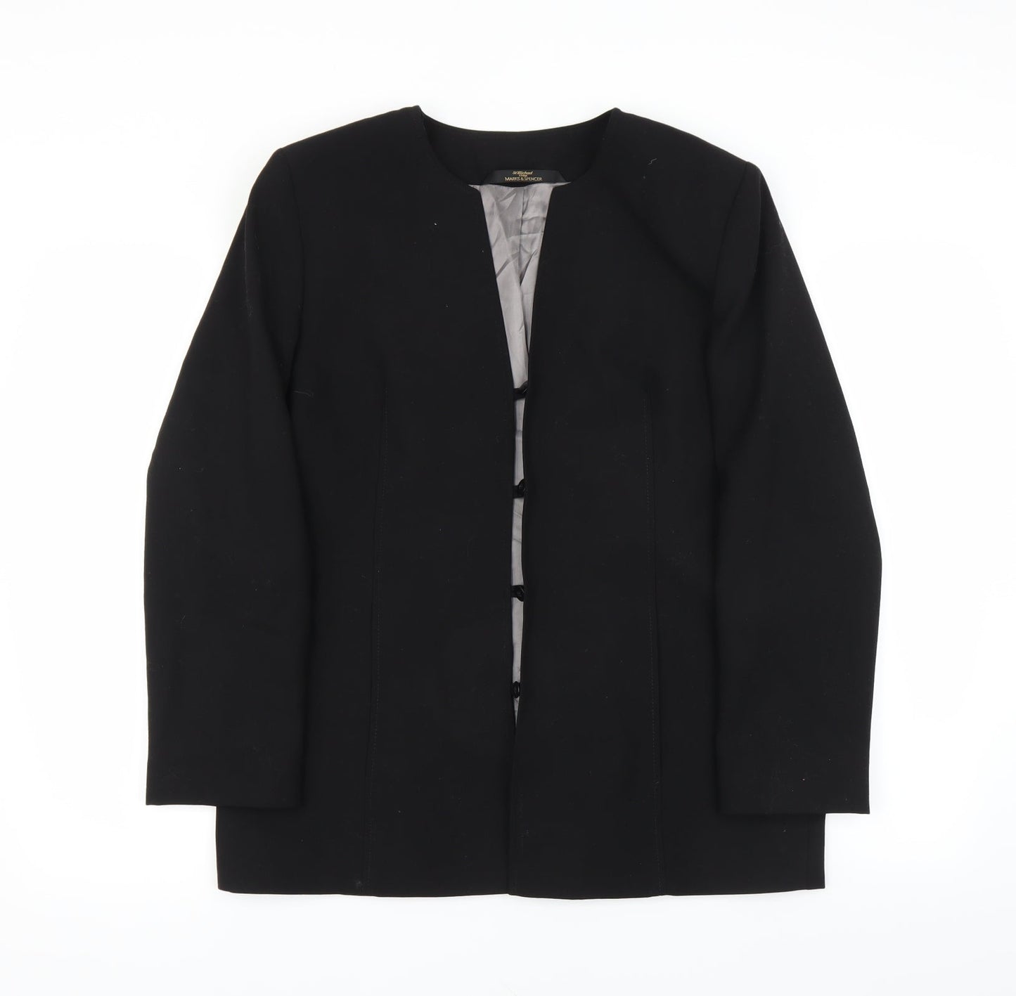 Womens UK Size 12 Marks and Spencer Regular Black Suit Jacket
