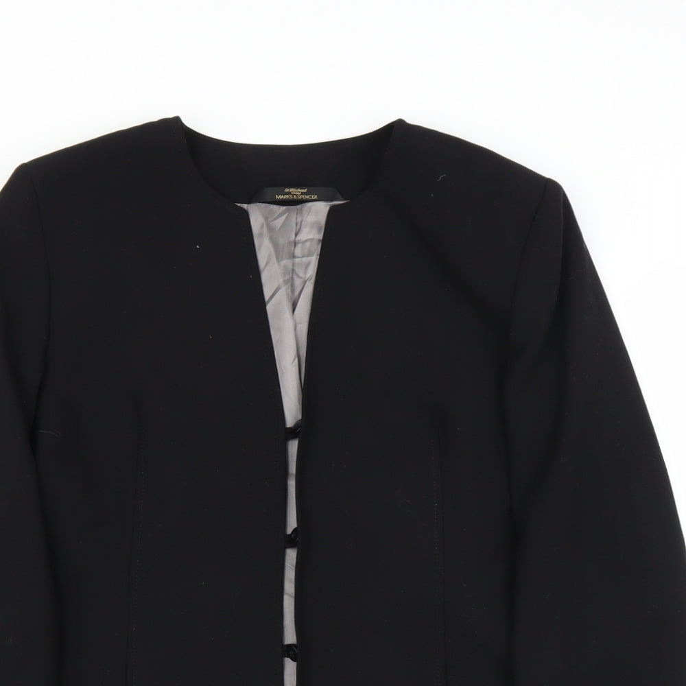 Womens UK Size 12 Marks and Spencer Regular Black Suit Jacket