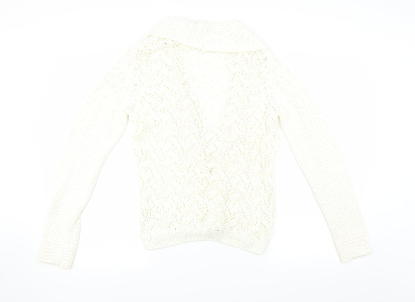 George Womens Ivory   Cardigan Jumper Size 14