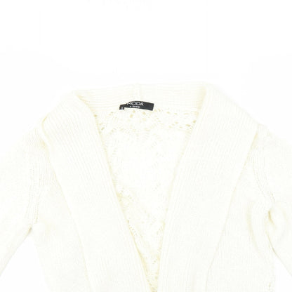 George Womens Ivory   Cardigan Jumper Size 14