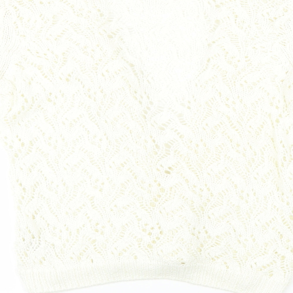 George Womens Ivory   Cardigan Jumper Size 14
