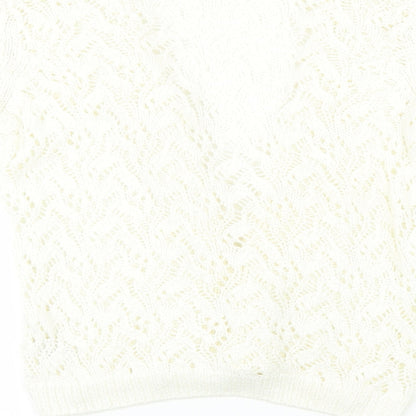 George Womens Ivory   Cardigan Jumper Size 14