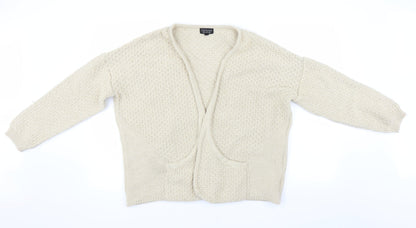 Topshop Womens Beige   Cardigan Jumper Size 12
