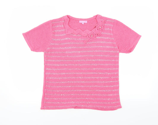 Sarah Hamilton Womens Pink   Pullover Jumper Size S