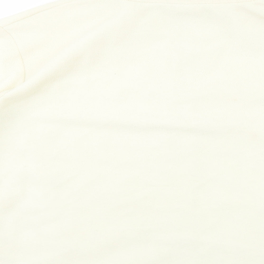 Marks and Spencer Womens Ivory   Full Zip Jumper Size 16