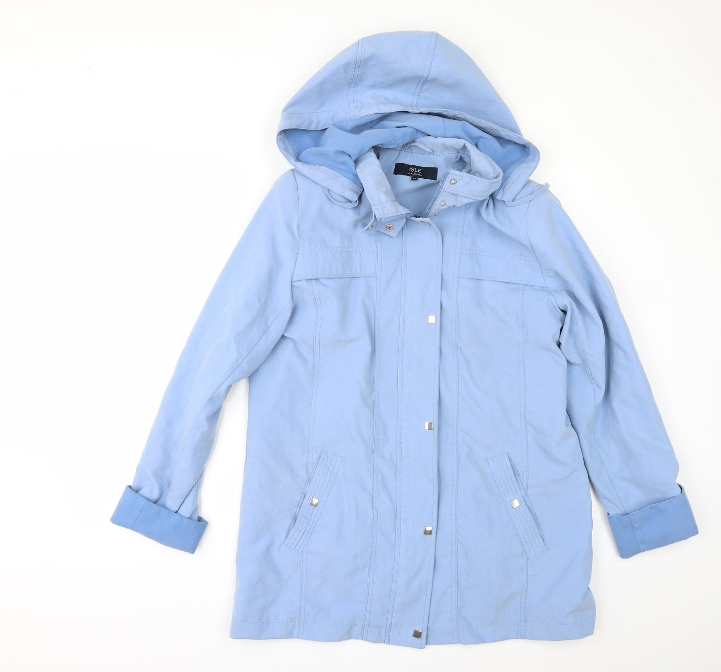 Womens UK Size 12 EWM Blue Anorak Coat