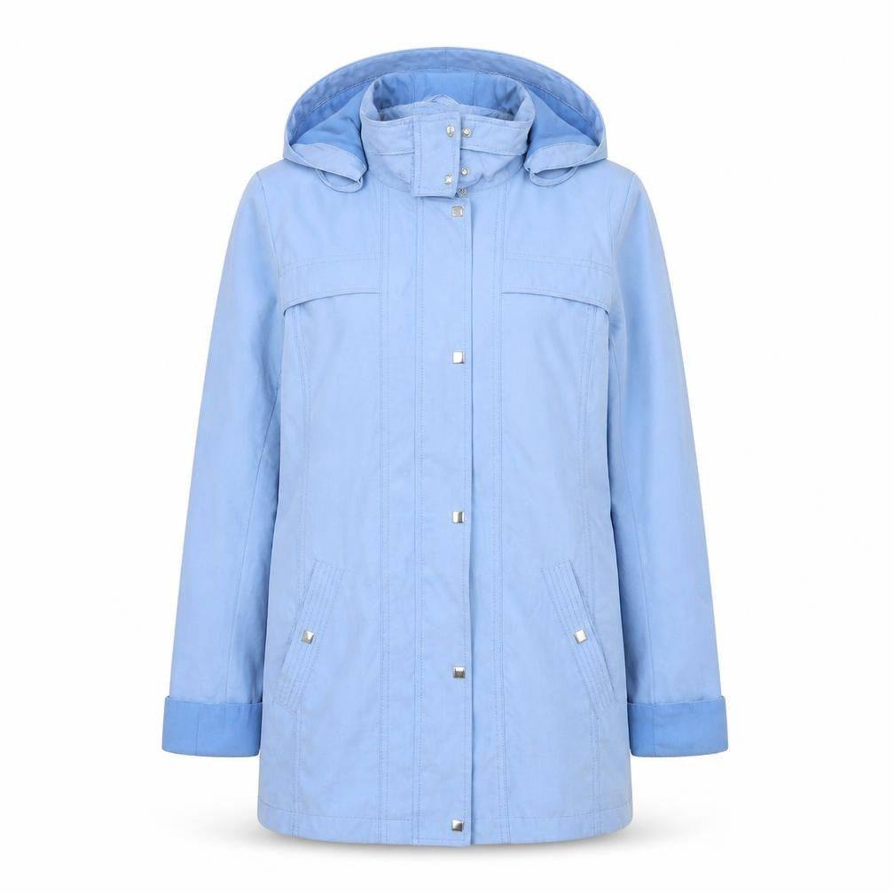 Womens UK Size 12 EWM Blue Anorak Coat