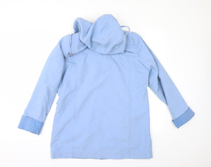 Womens UK Size 12 EWM Blue Anorak Coat