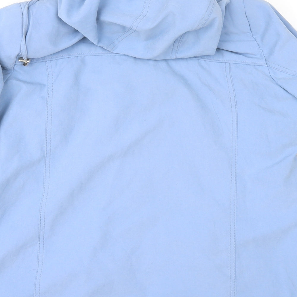 Womens UK Size 12 EWM Blue Anorak Coat