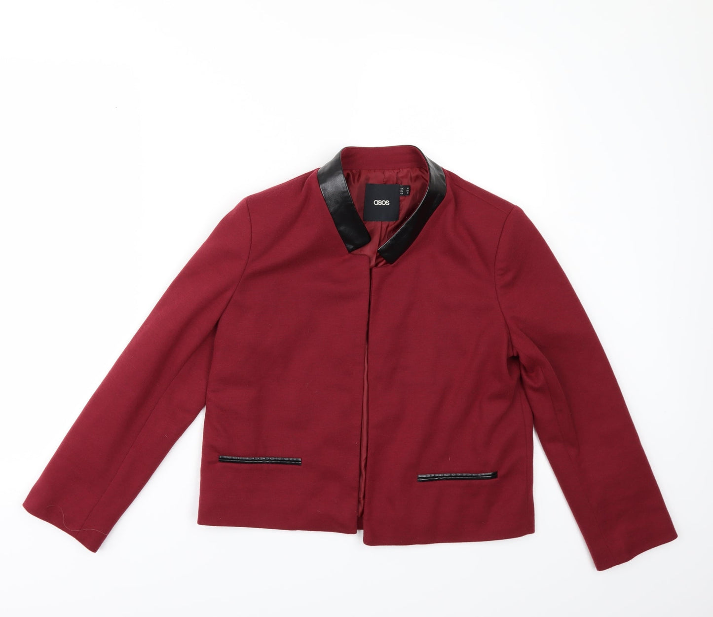 Womens UK Size 10 ASOS Red Jacket