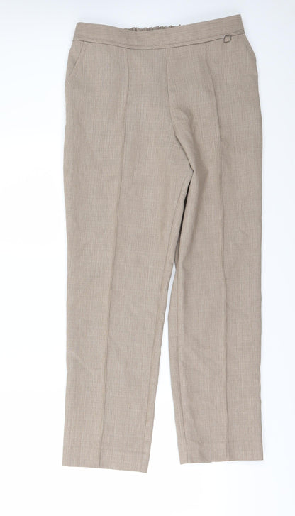 Marks and Spencer Womens Beige   Trousers  Size 34 in L27 in