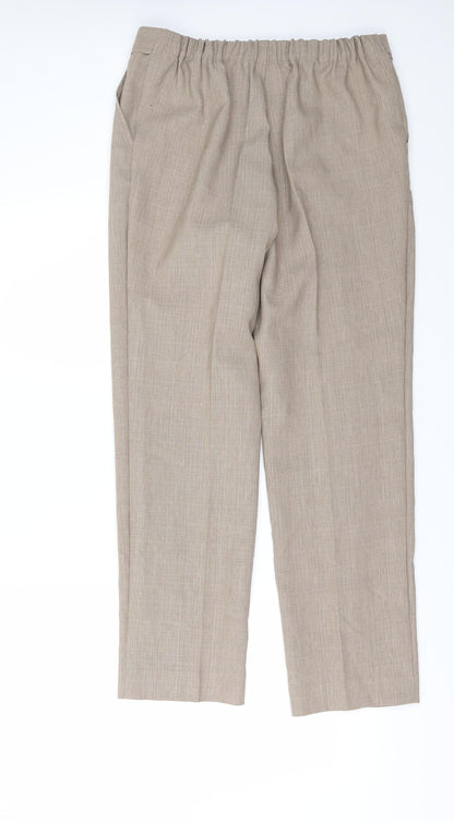 Marks and Spencer Womens Beige   Trousers  Size 34 in L27 in