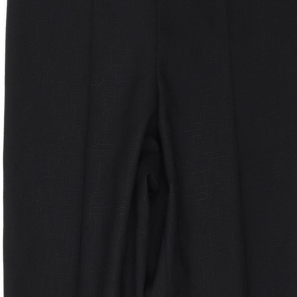 Womens UK Size 32 in Preworn Regular Fit  Black Trousers