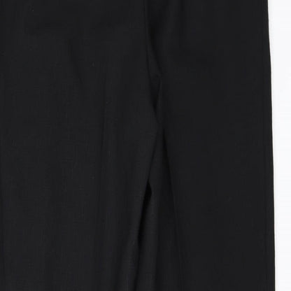 Womens UK Size 32 in Preworn Regular Fit  Black Trousers