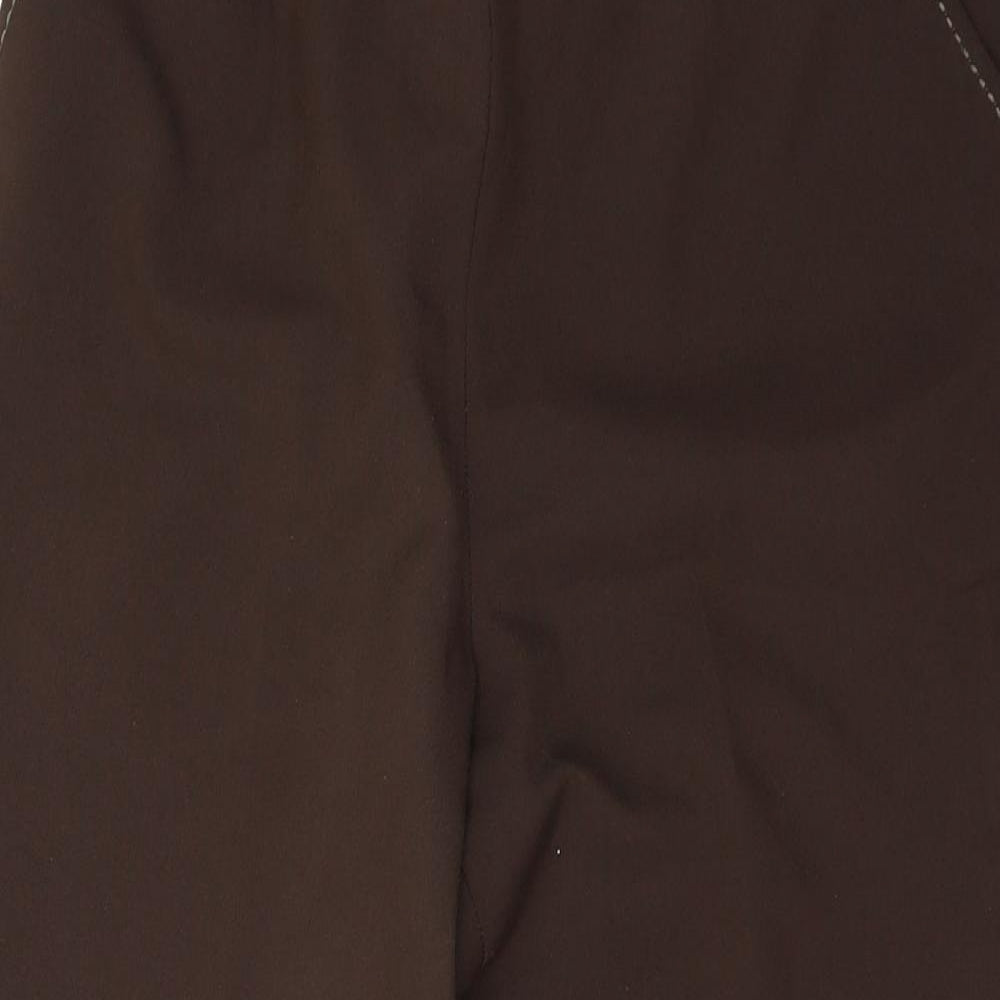 Womens UK Size 16 BM Regular Fit  Brown Trousers