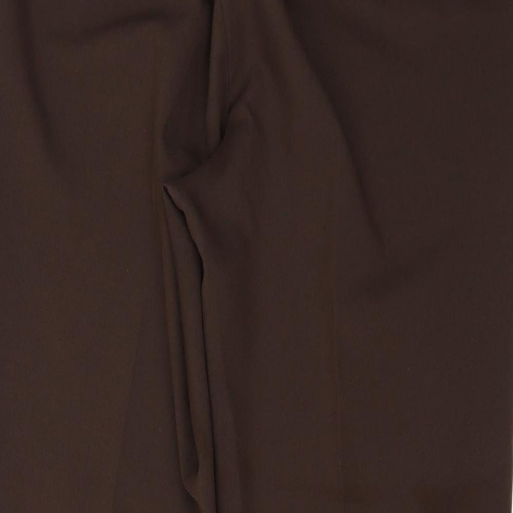 Womens UK Size 16 BM Regular Fit  Brown Trousers