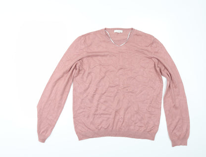 H&M Womens Pink   Pullover Jumper Size M