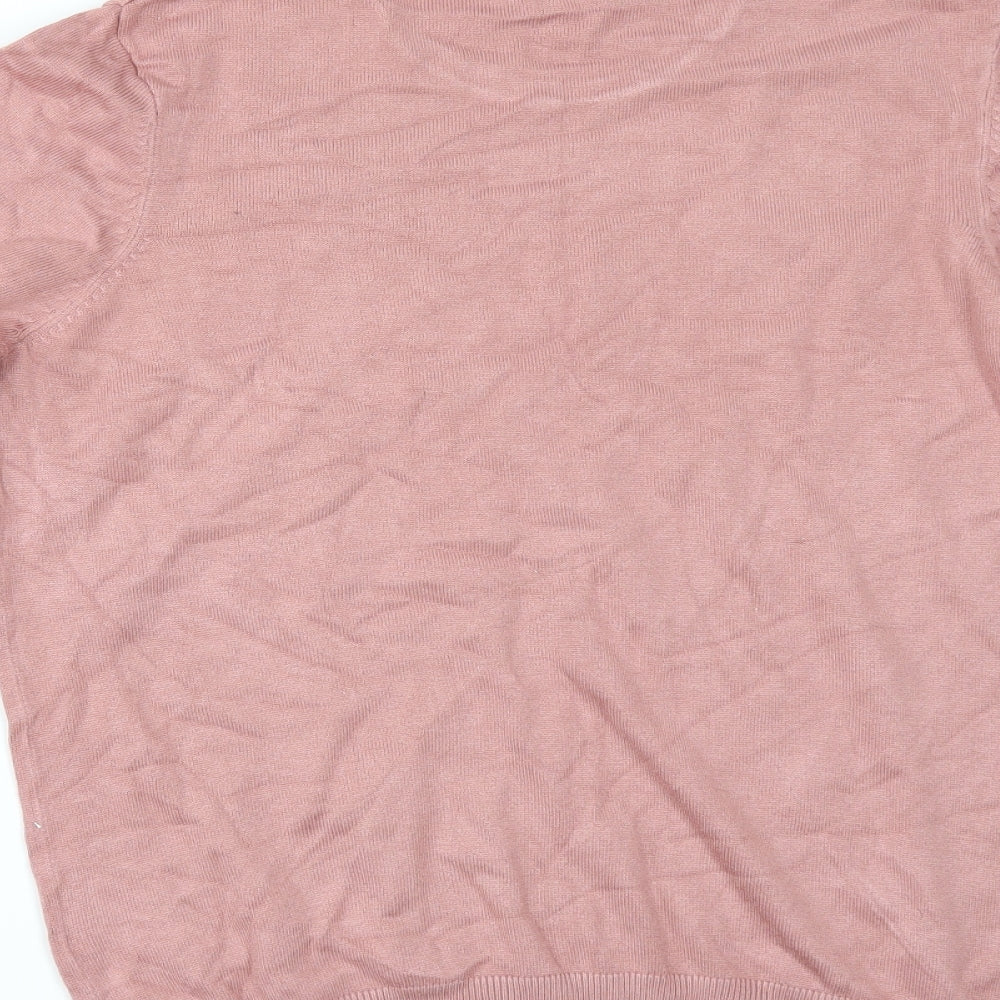 H&M Womens Pink   Pullover Jumper Size M