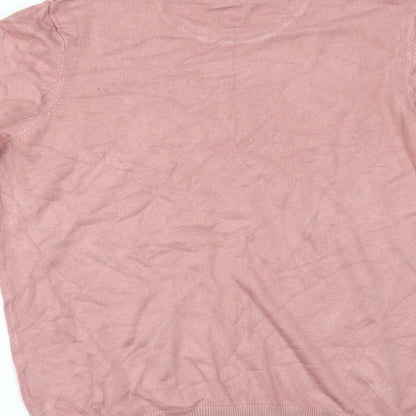 H&M Womens Pink   Pullover Jumper Size M