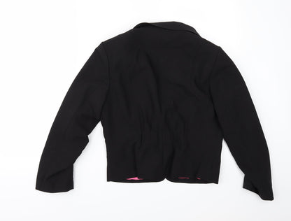 Divided by H&M Womens Black   Jacket  Size 14  - gathered sleeves