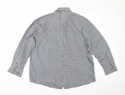 Mens UK Size XL Easy Multicoloured  Button-Up Long Sleeve Casual Shirt