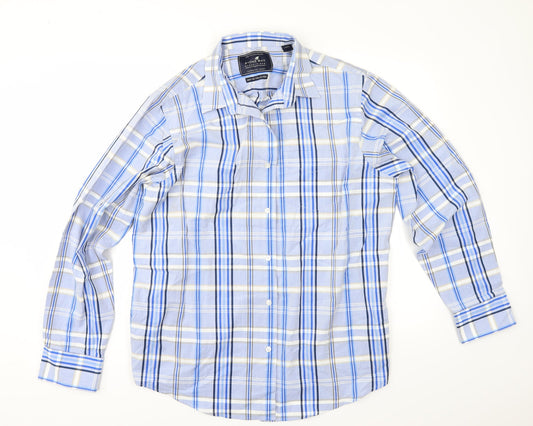 Stone Bay Mens Beige Check   Button-Up Size L