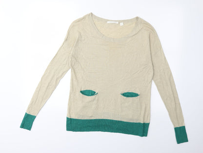 Trenery Womens Beige  Knit Pullover Jumper Size XS