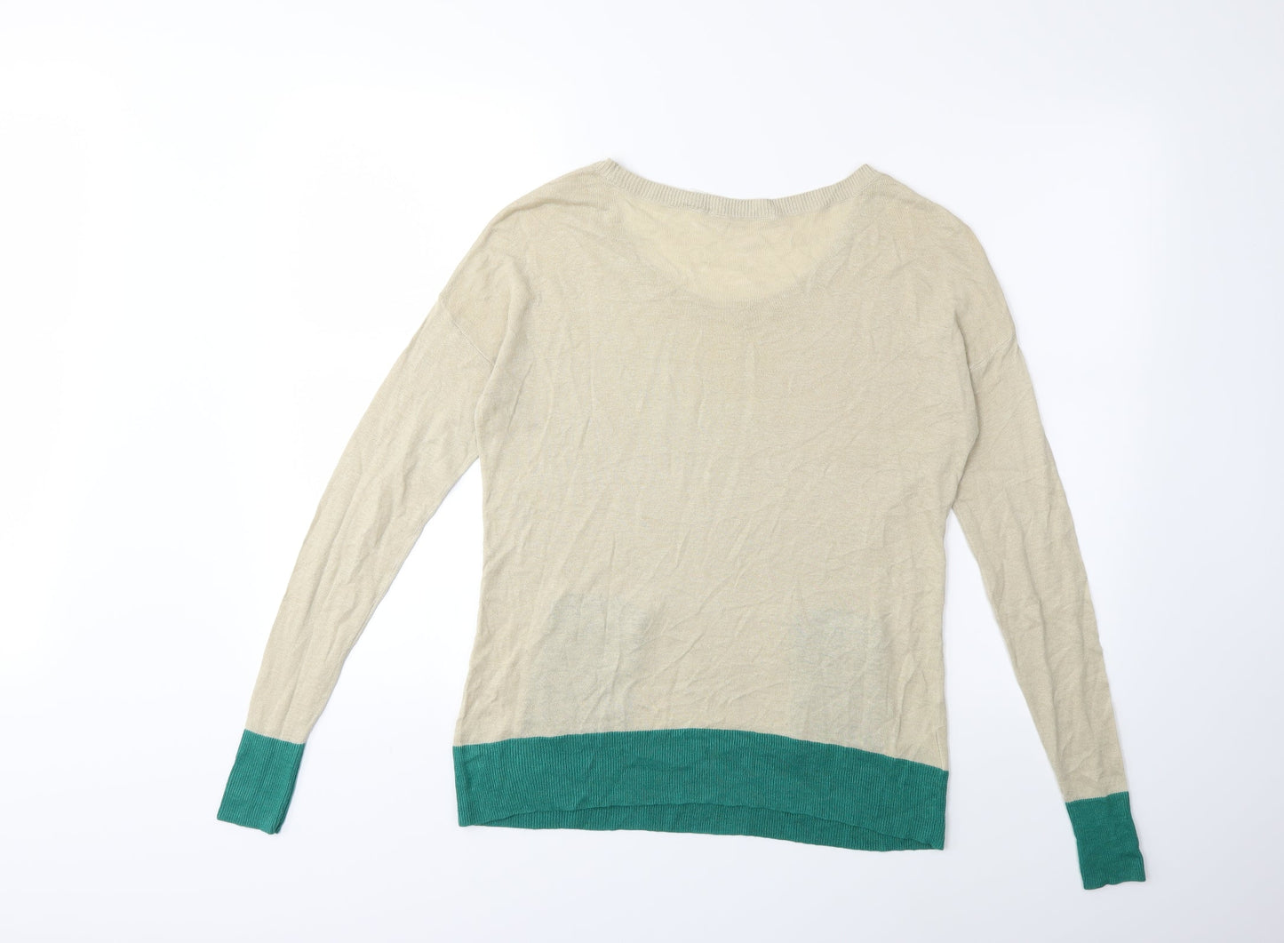Trenery Womens Beige  Knit Pullover Jumper Size XS