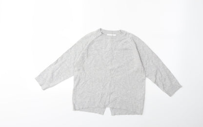 Zara Girls Green  Knit Pullover Jumper Size 7 Years