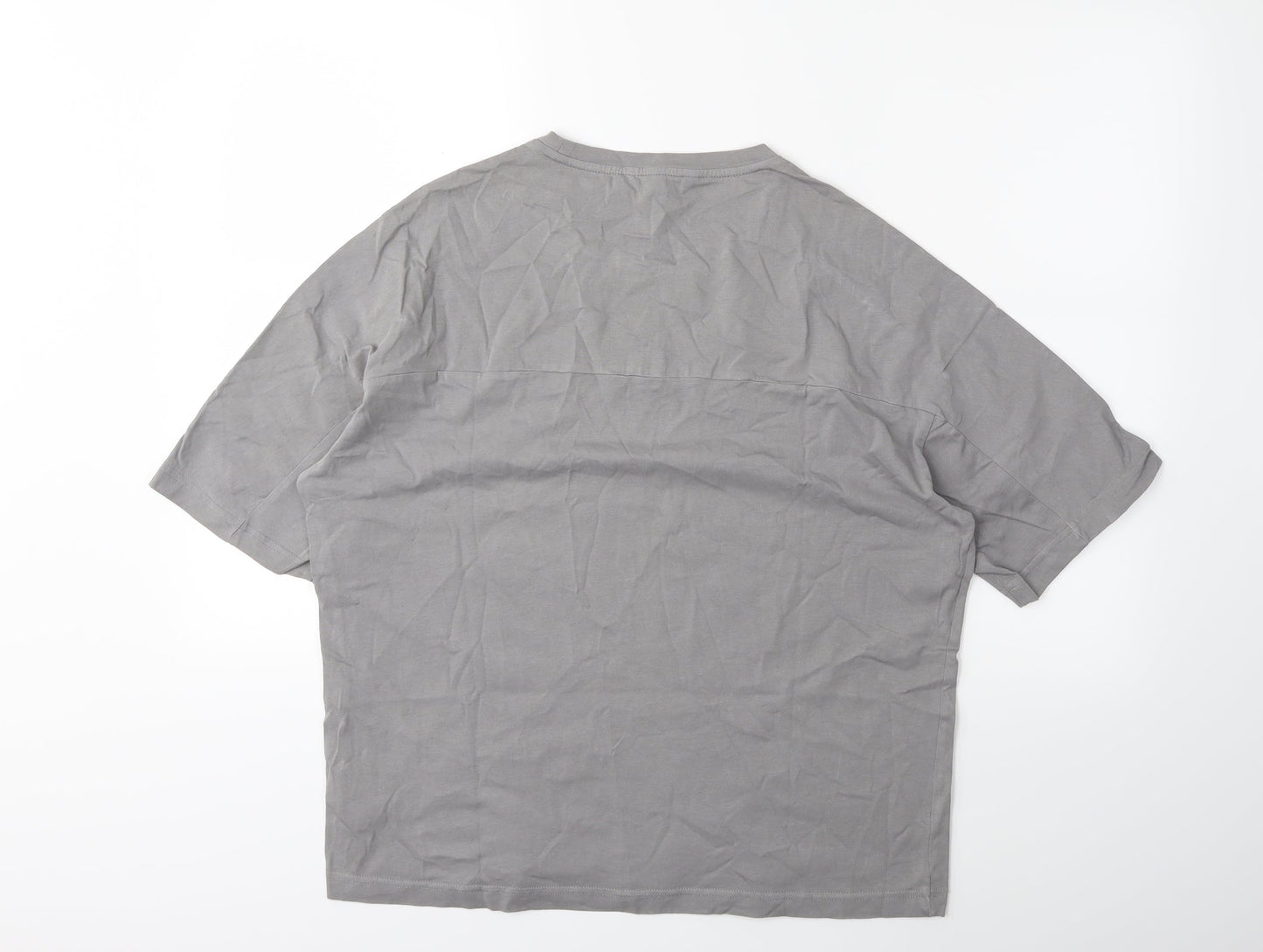 Womens UK Size 18 Urban Revivo Grey Basic T-Shirt