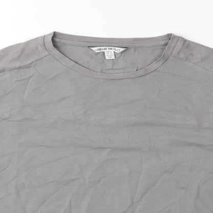 Womens UK Size 18 Urban Revivo Grey Basic T-Shirt