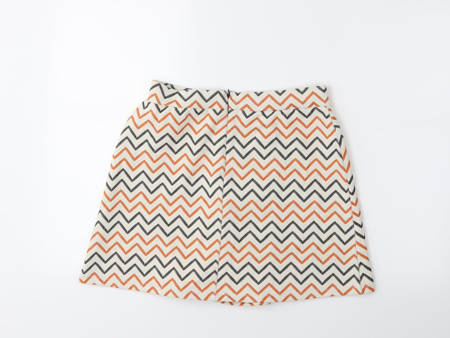 Atmosphere Womens White Striped  Mini Skirt Size 10