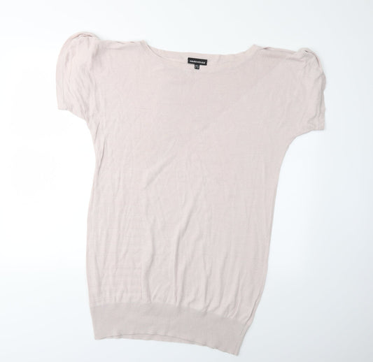 Warehouse Womens Pink  Knit Pullover Jumper Size 12