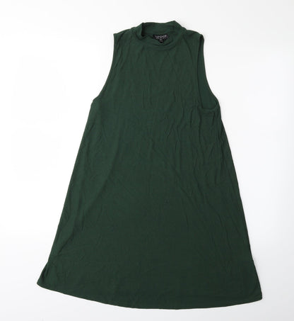 Topshop Womens Green   Basic Tank Size 8