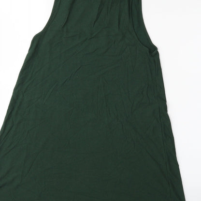 Topshop Womens Green   Basic Tank Size 8