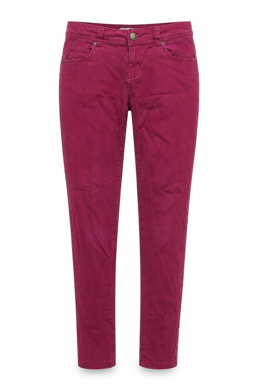 Womens UK Size 10 Peacocks Regular Fit Skinny Purple Jeans