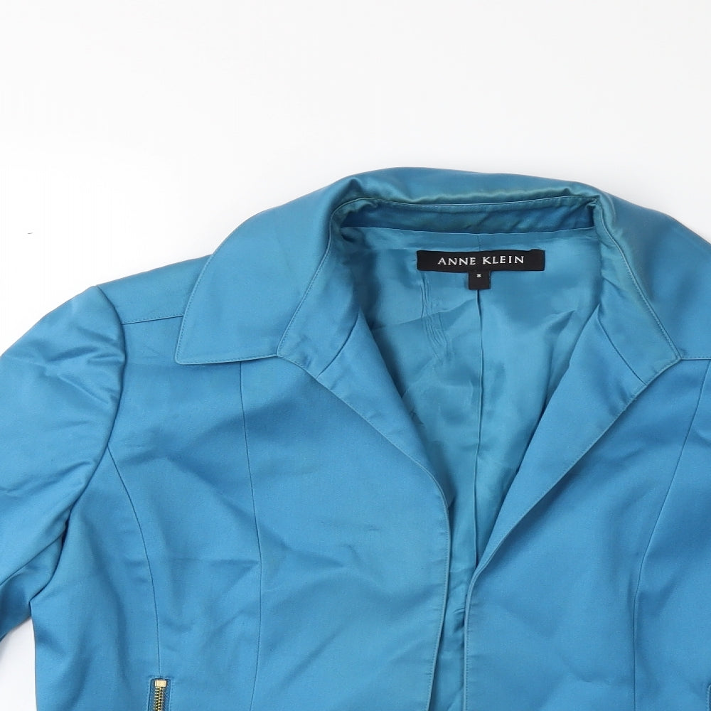 Anne Klein Womens Blue   Jacket  Size 8