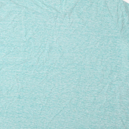 Womens UK Size XL F&F Blue Basic T-Shirt