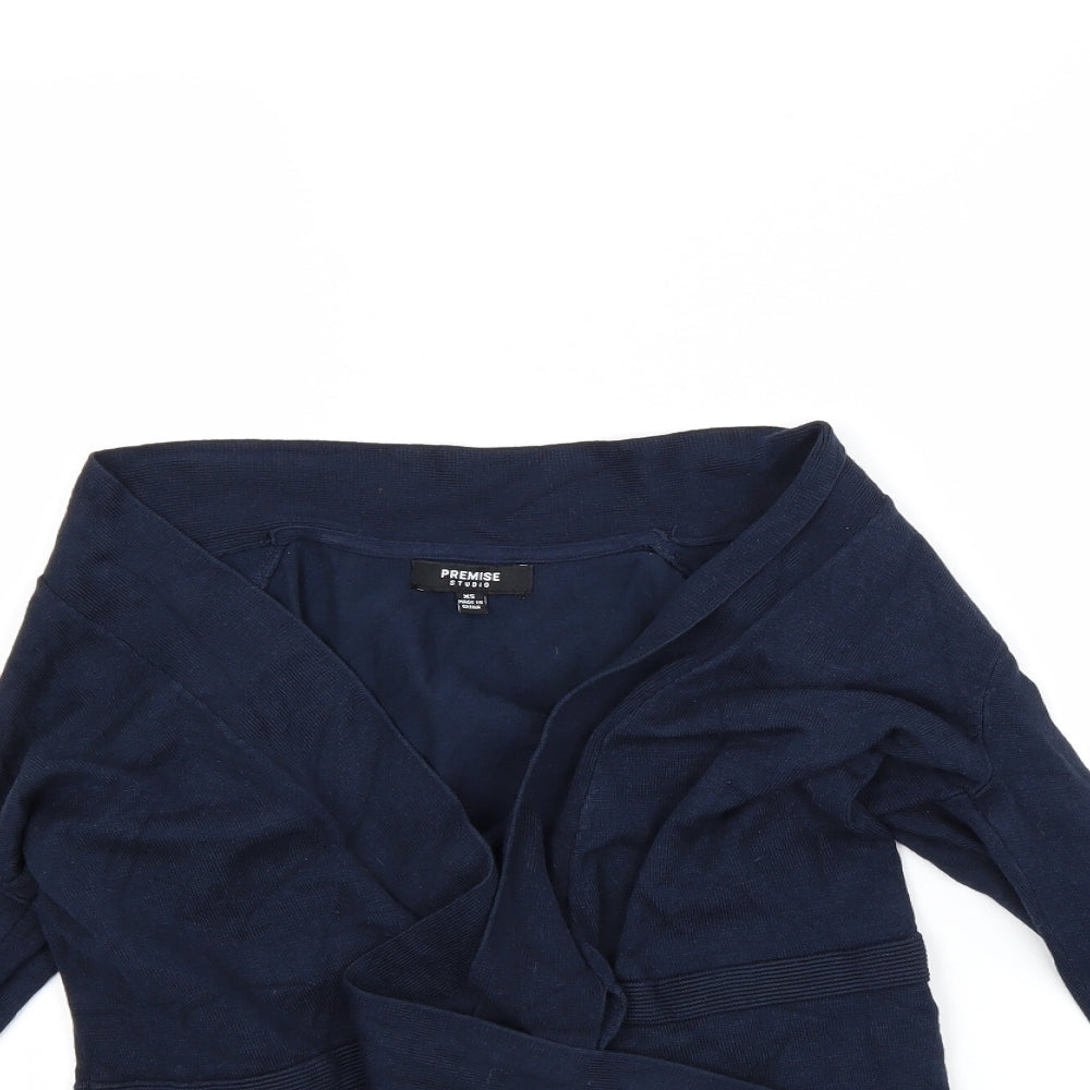 Premise Womens Blue   Cardigan Jumper Size XS