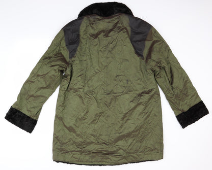 Gil bert Womens Green   Overcoat Coat Size 12