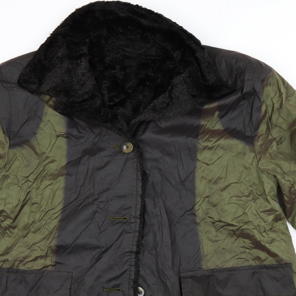 Gil bert Womens Green   Overcoat Coat Size 12